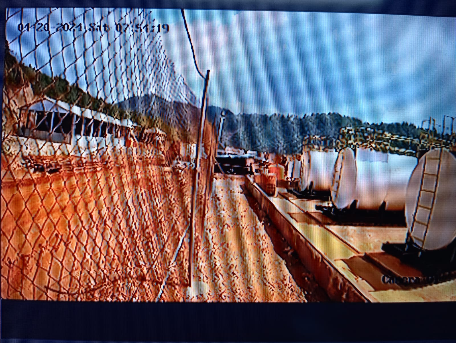 Pemasangan CCTV di Jetty Tempat Fuel