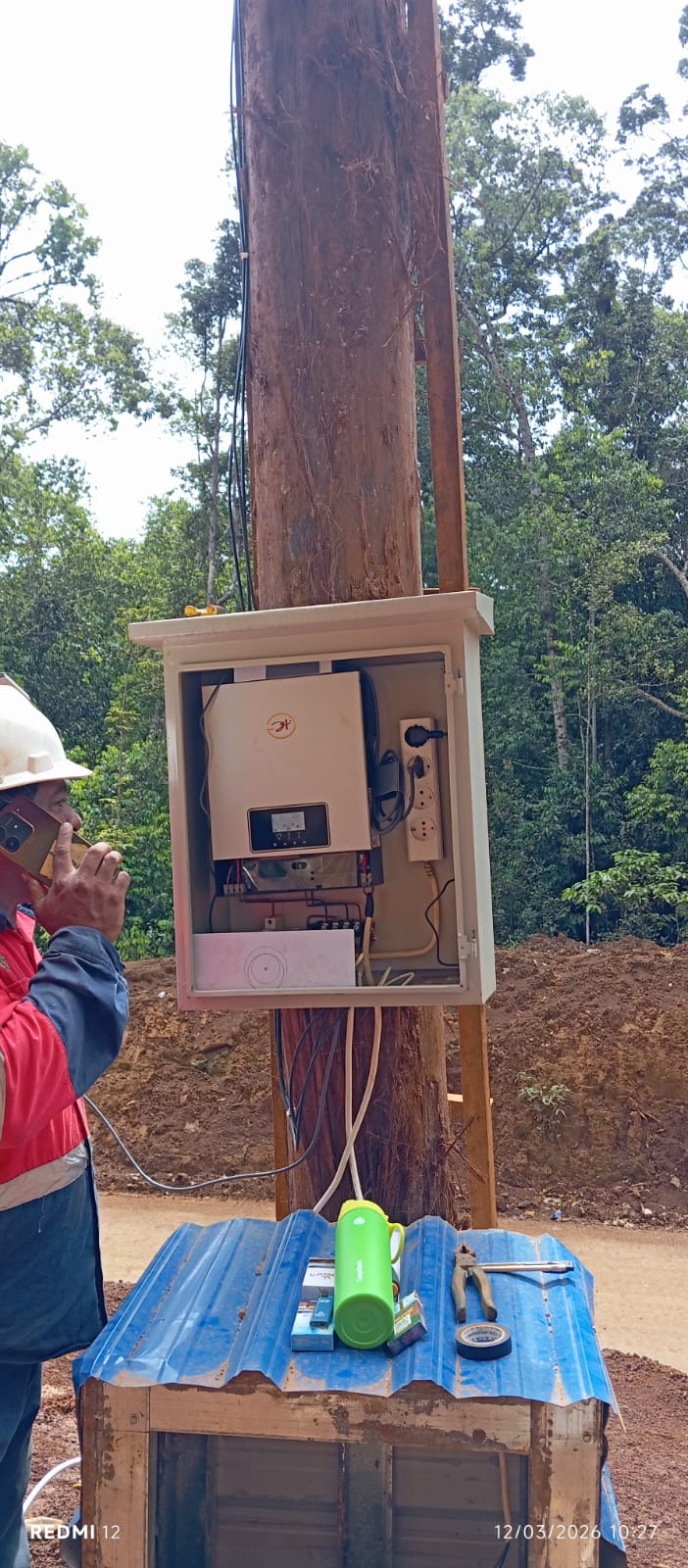 Pemasangan Panel Surya + Akses CCTV (FMS)